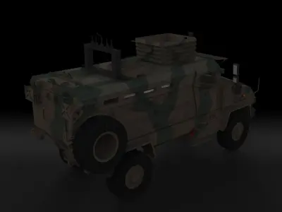 BMC - Kirpi Mrap Low-poly 3D model
