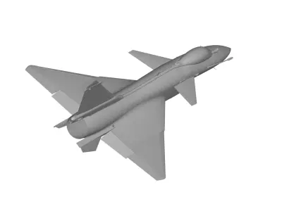 Chengdu J-10B 3D model