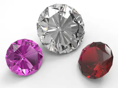 DIAMOND 3D model 4