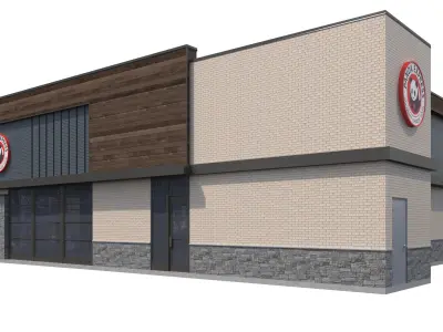 Retail-033 Panda Express 3D model