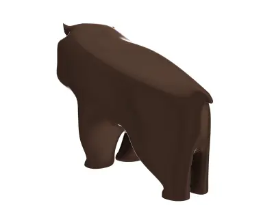 Bear Toy Free low-poly 3D model