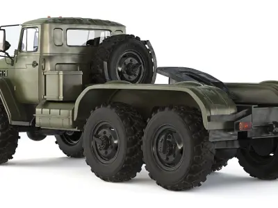 Ural 4420 1978 3D model