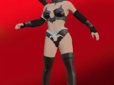 Scorpion Queen - Rigged 3D model