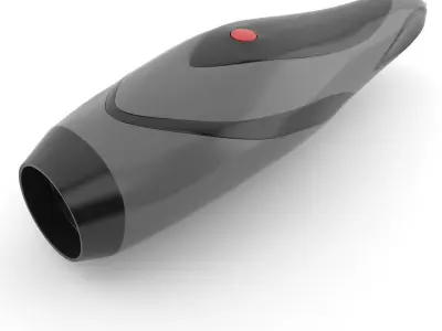 electronic whistle 3D model
