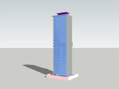 Commercial Complex 3D model