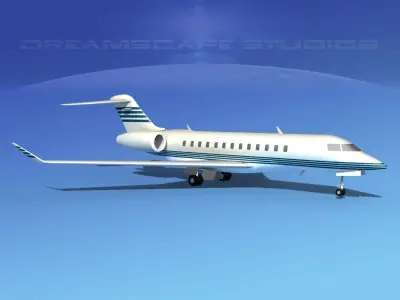 Global Express 6000 V06 3D model