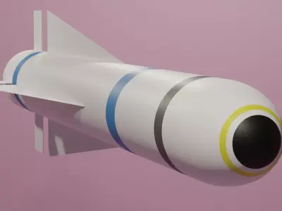 AGM-65 Maverick Missile Low-poly 3D model