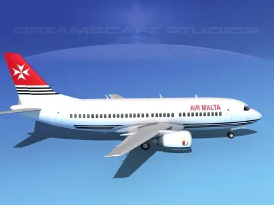Boeing 737-300 Air Malta 3D model