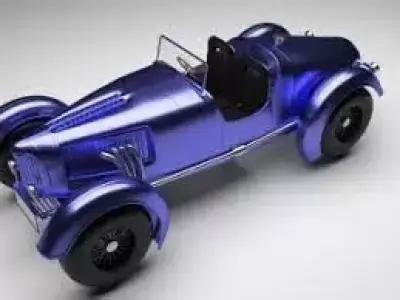 Vintage car Free 3D model