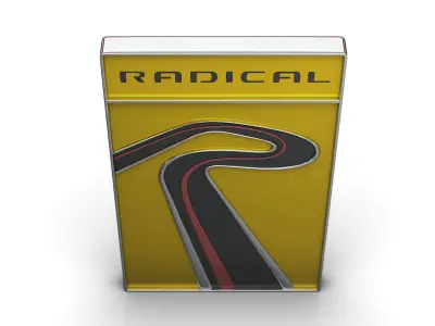 Radical logo 3D model