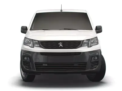 Peugeot Partner Van LWB 2021 3D model