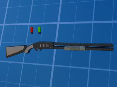 LOW POLY  weapon Low-poly 3D model