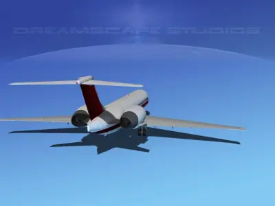 Boeing 717-200 Corporate 7 3D model