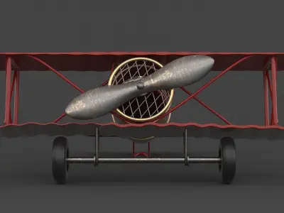 Vintage Airplane 3D model