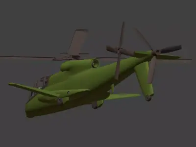  Lockheed AH-56  3D print model