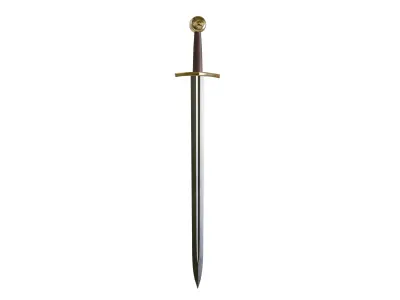 sword medieval Low-poly 3D model purchase