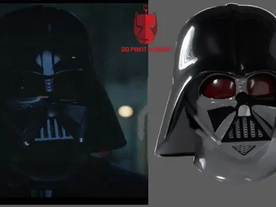 Darth Vader Kenobi Series STL file for 3d print V2 3D print model