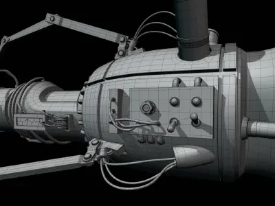 Sci-Fi Plasma Gun Model 3D model