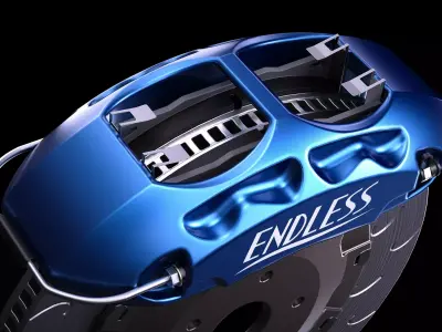 Endless Mono 4R Brake Kit Low-poly 3D model