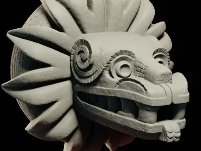 Quetzalcoatl 3D print model