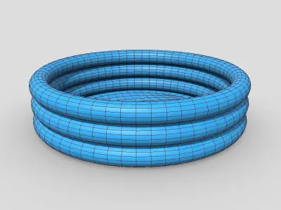CC0 - Inflatable Pool Free low-poly 3D model