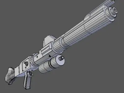 DC-15A Blaster rifle 3D model