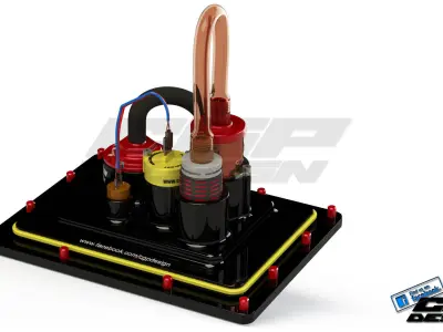 PINKI fuel pumpdesigned bypaX Free 3D model