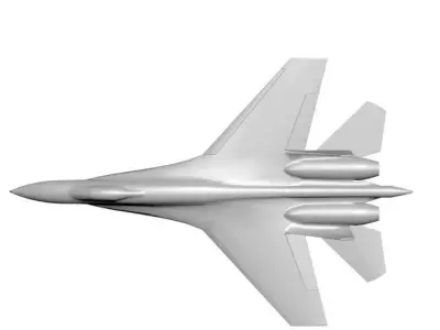 Multirole fighter aircraft 3D model