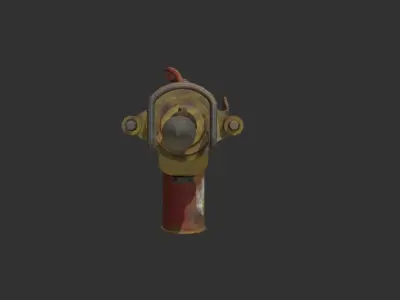 Jack Hammer pbr low poly model Low-poly 3D model