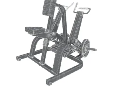Technogym - Plate Loaded - Row 3D model