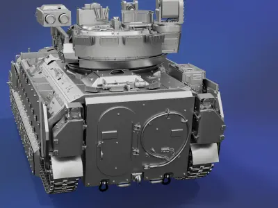 Bradley M2A4 High Poly 3D model