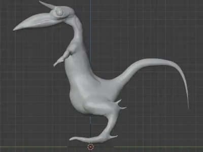 Monster 3D model legs of chicken 3D model