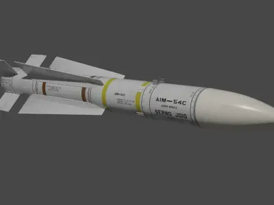 NATO Aircraft Missile Set 3D model
