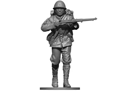 Japan soldier ww2 2 3D print model