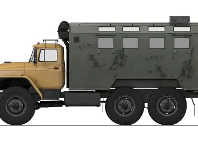 Ural 4320 kung 2015 3D model