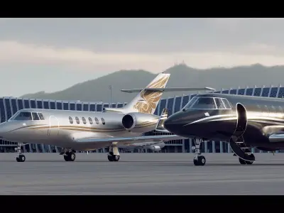 Hawker 900XP 3D model