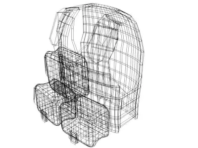 Armour Vest - Type 3 3D model