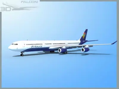 Falcon3D A340-600 AirTours 3D model