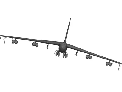 Boeing B-52 Stratofortress 3D model