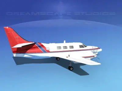 Swearingen SA226-T Merlin III V06 3D model