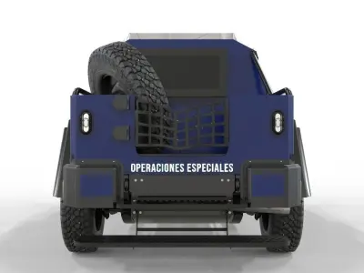 Armored military Truck 3D model