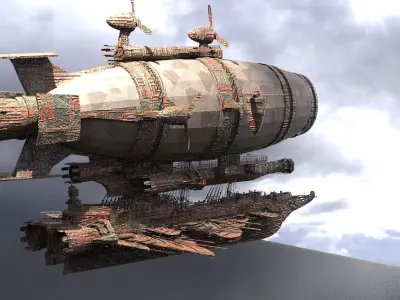 Zeppelin Airship General 3D model