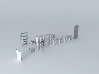 mobilier diver furniture Free 3D model