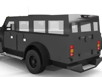 Tactical vehicle 3D model