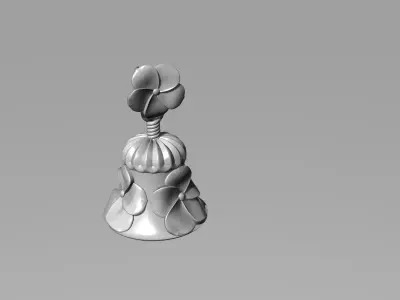 Flower Bell 3D print model