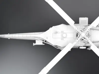 SH60B SeaHawk Scale model 3D print model
