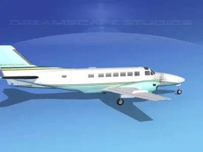 Beechcraft B99 Irish Regional 3D model