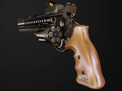 Nighthawk Korth Supersport STX Low-poly 3D model