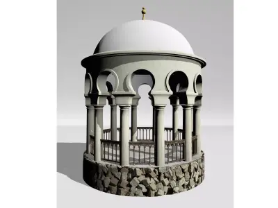 monument gazebo 3D model