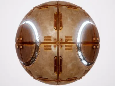 PBR Sci-Fi Texture Pack 20 Low-poly 3D model